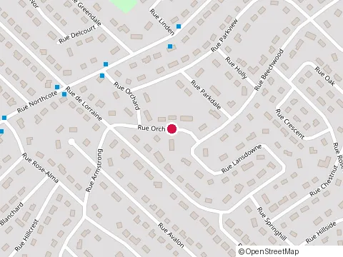 Location of Éric St-Pierre Construction Inc at 284 Rue Orchard, Rosemère
