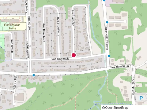 Location of Escaliers Gica (les) at 1080 Rue Hamelin, Sherbrooke