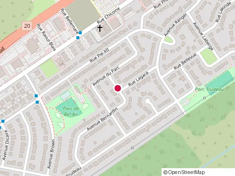 Location of Escaliers Mc at 545 avenue Bernardin, Vaudreuil-Dorion
