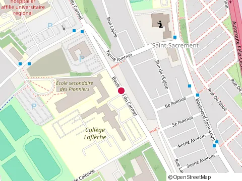 Location of Escarbille at 1687 Bd du Carmel, Trois-Rivières