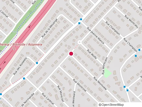 Location of Eskwad at 293 Rue de Normandie, Rosemère