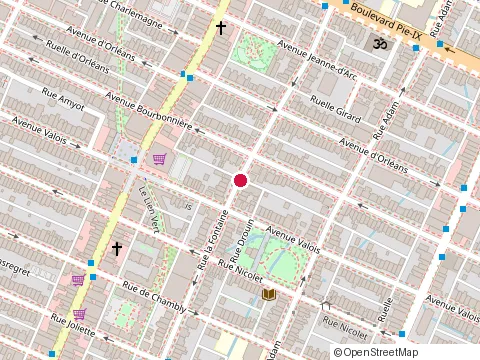 Location of Espace Concept Mf at 3803 Rue la-Fontaine, Montréal