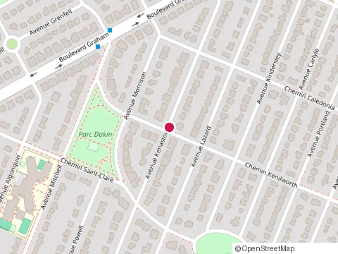 Location of Espace Durocher, Mont-Royal