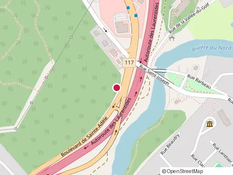 Location of Espace Finition at 1505 Rue du Sommet, Sainte-Adèle