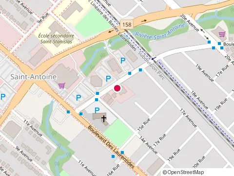 Location of Espace Maternité Famille at 674 Bd Saint-Antoine, Saint-Jérôme