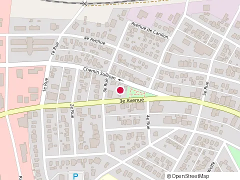 Location of Espace Progrès at 1161 3E Rue, Val-d'Or