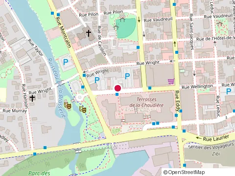 Location of Espace Soins et Thérapie at 45 Rue Wellington, Gatineau