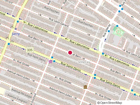 Location of Espace St-Pierre Esthetique at 7710 Rue Berri, Montréal