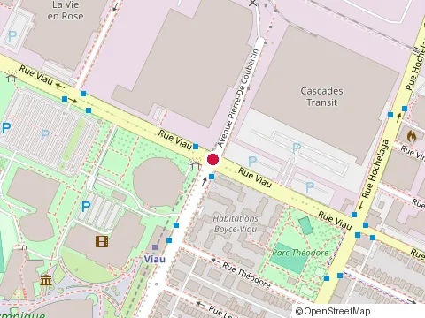 Location of Espace Vego Space at 4801 Pierre-de Coubertin Ave, Montréal