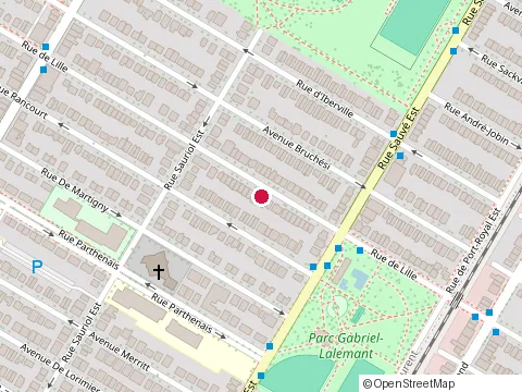Location of Espace2Confiance at Rue de Lille, Montréal
