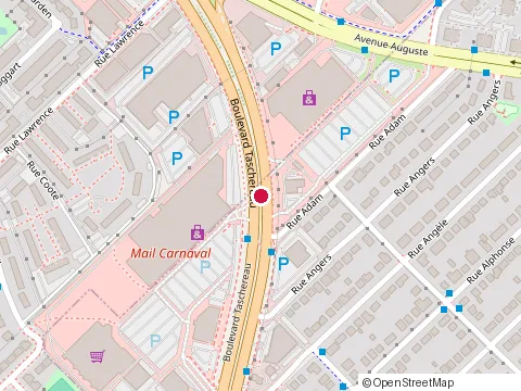 Location of Essence+ de Canadian Tire at 5555 Taschereau Blvd, Brossard