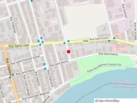 Location of Essouchage Sr at 207 boulevard de Terrebonne, Terrebonne