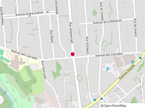Location of Esthetique Beaute Sublime at 145 Rue Seigneuriale, Québec