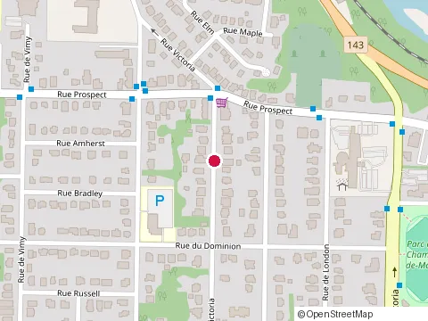 Location of Esthetique Douceur Enr at 674 Rue Victoria, Sherbrooke