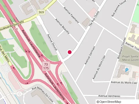 Location of Esthetique Electrolyse Bernier at 615 76E Rue O, Québec