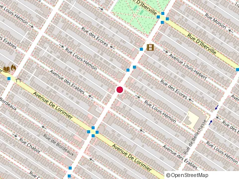 Location of Esthetique le Re-Peau at 2216 Rue Beaubien E, Montréal