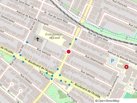 Location of Esthetique Nouvel Ange at 1631 Rue de Salaberry, Montréal