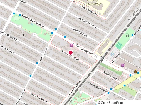 Location of Esthetique Plus at 5631 avenue Hudson, Montréal