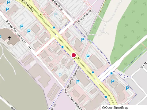 Location of Esthétique Radiance at 504-B Boulevard Roland-Therrien, Longueuil
