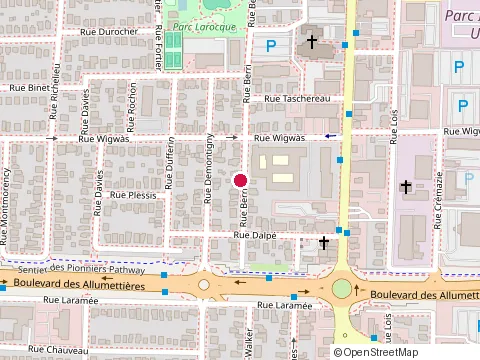 Location of Esthetique Sylvie Larocque Enr at 85 Rue Berri, Gatineau