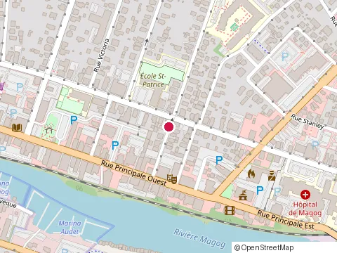 Location of Estridev at 151 Rue Principale O, Magog