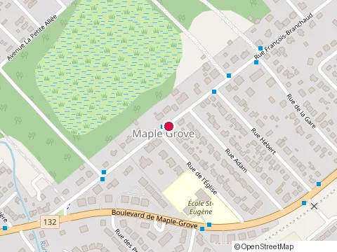 Location of Étanchéité et Paysagement Dll Inc. at 132 Rue François-Branchaud, Beauharnois