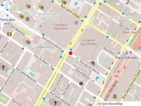 Location of Etmar Construction Inc at 1100 Rue Jeanne-Mance, Montréal
