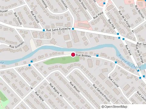 Location of Etudiants A Votre Service Peinture at 317 Rue Boileau, Saint-Eustache