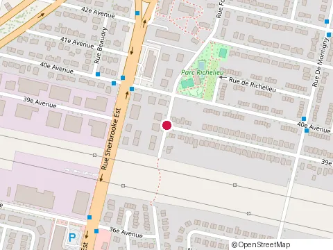 Location of Eugene Rodrigue Constructions at 16237 Rue Forsyth, Montréal