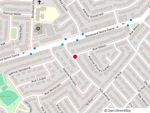 Location of Eurocerob at 1205 Rue Milton, Laval