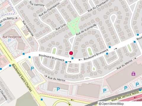 Location of Europa Enterprises at 27 Rue de Jonquille, Kirkland
