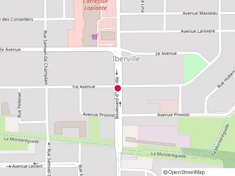 Location of Eurotech Mécanique at 850 boulevard d'Iberville, Saint-Jean-sur-Richelieu