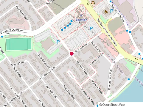 Location of Evaluations Mario Malouin Enr at 20 Rue Labelle # A, Laval