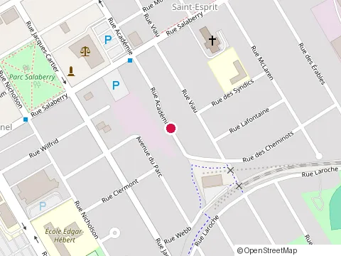 Location of Eve Laser St Constant at 118 Rue Académie, Salaberry-de-Valleyfield