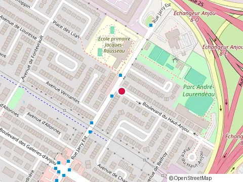 Location of Everest Masala Indian Cuisine at 7065 Rue Jarry East, Montréal