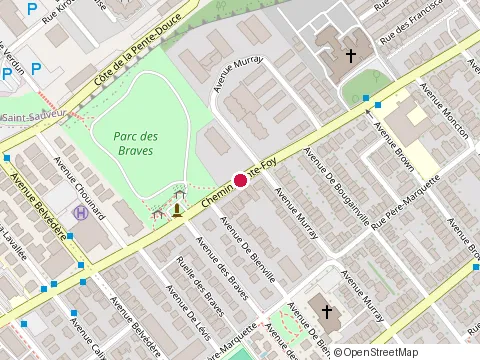 Location of Evolution Store at 1535 chemin Sainte-Foy, Québec