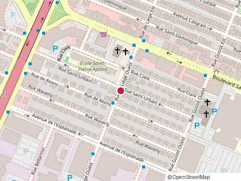 Location of Excavation & Transport Rive-N at 109 Rue de Liège O, Montréal