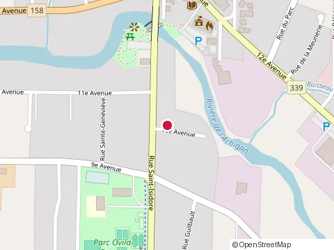 Location of Excavation C Beauchamps at 237 10E Av, Saint-Lin-Laurentides