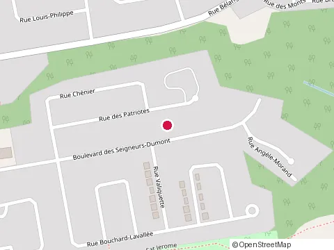 Location of Excavation d. Lelièvre at 380 place du Curé-Labelle C, Saint-Jérôme