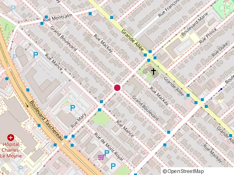 Location of Excavation Dd Enr at 4000 Rue Grand Boulevard, Saint-Hubert
