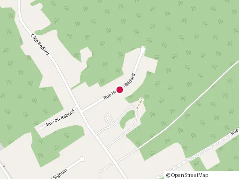 Location of Excavation Équinord at 46 Rue Hector-Bédard, Québec