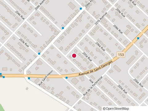 Location of Excavation et Rénovation S. Cloutier Inc. at 481 205E Rue, Shawinigan