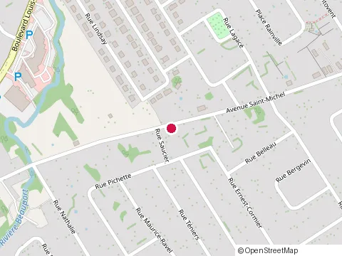 Location of Excavation Evans Fortier Inc at 264 Avenue St Michel, Québec