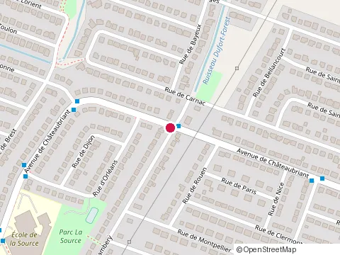 Location of Excavation Francois Charron at 1341 avenue Chambery, Mascouche