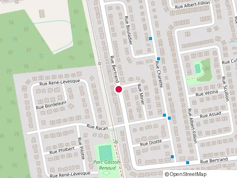 Location of Excavation Futura at 272 Rue Bertrand, Gatineau