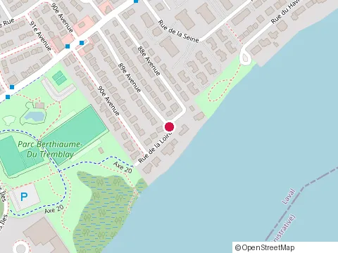 Location of Excavation Herbineige Chomedey at 72 Avenue 89, Laval