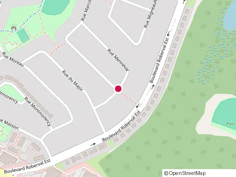 Location of Excavation Jacques Menard at 260 Rue Menneval, Longueuil
