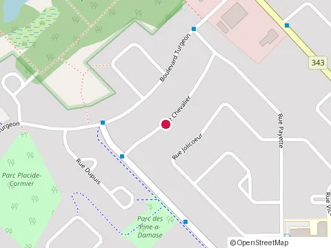 Location of Excavation Jna Inc at 863 boulevard de l'Ange-Gardien N, L'Assomption