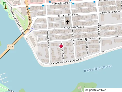 Location of Excavation Jonathan Lefebvre Inc. ( Ejl ) - Excavation - Shawinigan at 62 avenue Mance, Shawinigan