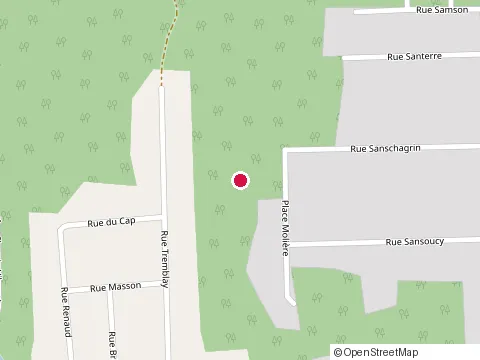 Location of Excavation l'Bucheron at 1666 Place Moliere, Saint-Lin-Laurentides